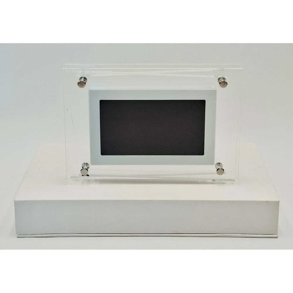 Acrylic Digital Video Picture Frame 5 in Screen Wedding Gift working